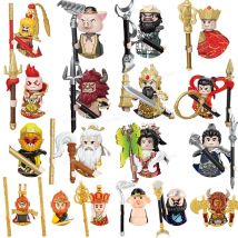 Mythological Story MOC Journey To The West Novel Chinese History Action Figures Building Blocks Models Children's Toys Gifts