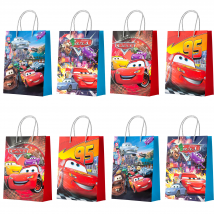 Lightning McQueen Favor Bags,16pcs Cars Party Gift Bags/Cars Goodie Bags/Cars Candy Bags for Lightning McQueen Party Decorations