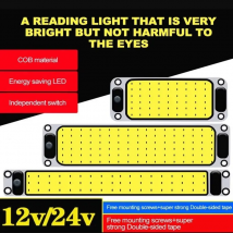 LED 12-24V Samochodowa lampka nocna LED do czytania Światło wewnętrzne Lampa sufitowa z włącznikiem i wyłącznikiem do samochodu dostawczego Ciężarówka Kamper Łódź