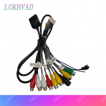 Accessori per auto radio Android a 16 pin Cavo RCA Cavo di uscita Ventola a 20 pin Adattatore per lettore SIM 4G Cavo universale