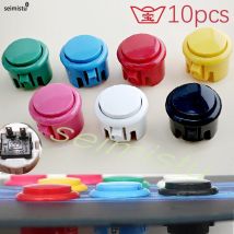 Pulsante arcade da 10 pezzi, controller Sanwa Hitachi, Neo Geo, joystick arcade, kit fai da te, pulsante microinterruttore, pulsanti 24 mm, 30 mm