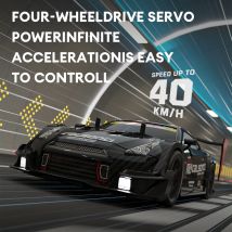 40KM/H zdalnie sterowanym samochodowym akumulatorem wyścigi Drift elektryczne Graffiti RC samochody urodziny zabawki dla chłopców