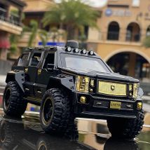 1:24 heißer Neue Wagen George Barton Auto Modell Gepanzerte Fahrzeug Mit Sound Licht Legierung Spielzeug Auto Diecast Spielzeug Fahrzeug Hummer off Road
