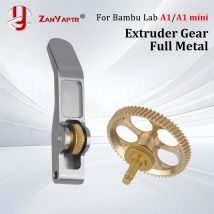 Upgrade Vollmetall-Extrudergetriebe für Bambu Lab A1 A1 Mini Claw Gear RNC Nano-beschichtetes Schrägverzahnung aus gehärtetem Stahl verschleißfest