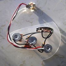 Geladene vor verdrahtete st gitarren kabelbaum kit 3x250k messing cts töpfe 5-wege-schalter gitarren zubehör