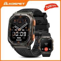 KOSPET TANK M3 Ultra GPS Smart Watch per Mentainless Steel Smartwatch 5ATM IP69K Impermeabile Bluetooth Chiamata Monitor di Salute