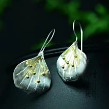 925er Sterlingsilber, manuelle Persönlichkeit, lange Blumen-Ohrringe für Damen, Modeschmuck, Sterling-Silber-Schmuck, Pendientes