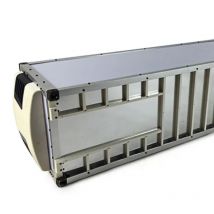 1/14 3 Achsen Reefer Container Semi Trailer Kit RC Lkw Traktor TOUCAN Unmontiert Unbemalt Für Tamiyaya Fernbedienung Spielzeug