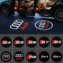 Led Porta Auto logo Luce di Benvenuto Per Audi A4 B5 B6 B7 B8 B9 A1 A3 8V 8P 8L A6 C5 C6 C7 A5 A7 A8 Q3 Q5 Q7 TT S3 S6 Sline Quattro