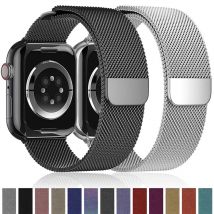 Pasek Milanese do Apple Watch Band Ultra 2 49mm 44mm 40mm 45mm 41mm 38mm 44mm Bransoleta F lub iWatch Series 9 3 6 5 SE 7 8 Pasek
