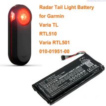 Cameron Sino 3,7 V 950 mAh Fahrräder Taschenlampen Batterie 361-00082-00 für Garmin Varia TL,RTL510,RTL 510,RTL501, 010-01951-00 + WERKZEUG