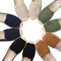 Zapatillas mujer lässig sapatos espa drilles schuhe flache herbst damen wohnungen schlüpfen auf weiblich lässig für frau dicken boden faul