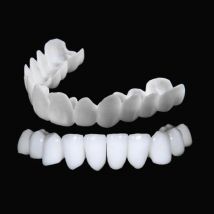 Neueste Snap-on Smile Dental-Abdeckung für künstliche Zähne oben und unten, perfekte helle Veneers, bequeme Passform, Flex-Zahnersatz, Zahnspangen, Aufhellung