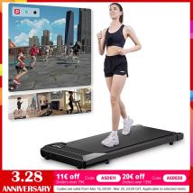 Tapis roulant Superun Walking Pad, tapis roulant da passeggio da 2,2 HP per la casa, tapis roulant portatile sotto la scrivania 2 in 1