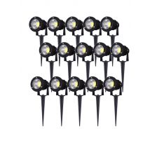 Dekoracje ogrodowe światło LED IP65 wodoodporna lampa trawnikowa 220V110V12V24V ciepły biały zielony