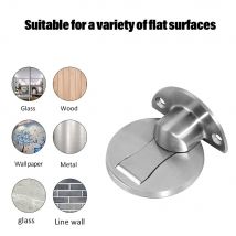 1–5 Stück magnetischer Türstopper, Bodenmontage, unsichtbare Türstopper, robuster, selbstklebender Wandschutz für Schlafzimmer-Türstopper