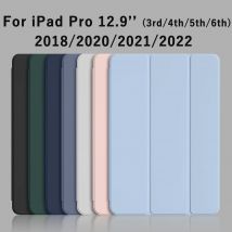 Tri-fold Flip Case For iPad Pro 12.9 inch (3rd/4th/5th/6th) 2018/2020/2021/2022 Magnetic Stand PU Leather Protective Cover