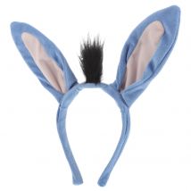 Donkey Ears Headband Soft Comfortable Cartoon Animal Headwear Halloween Cosplay Animal Costume Accessories Women