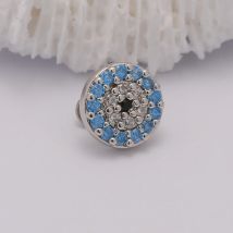 Jhjt 1pc micro dermal anker top piercing top g23 titan base body schmuck