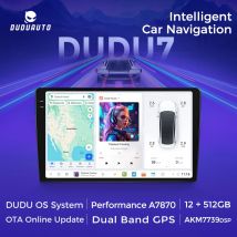 DUDUAUTO DUDU7 Autoradio Android Per auto universale 9.5 ''/10.36''/11.5'' lettore video multimediale Navigazione GPS Wireless Carplay