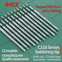 C210 Soldering Tips  C210-001 C210-007 C210-008 Welding Head For JBC T210 Handle Soldering CD-2SD/2SHE Station Welding Nozzle