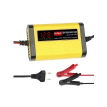 12V 2A Smart Car Battery Charger LCD Display Fast Charge For Car Truck Motorcycle Agm Gel Lead Acid Battery AC 110V 220V
