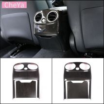 Abs Kohle faser hintere Klimaanlage Entlüftung abdeckung Verkleidung für Mercedes Benz C Klasse W205 2012-2016 Auto Interieur Zubehör 2St