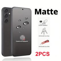 2PCS Protezione Dello Schermo Opaco A36 A56 A16 5G Per Samsung S25 Ultra S24 S23 S22 Plus S21 FE A26 A53 A06 A54 A14 A15 A35 A55 A12 A13