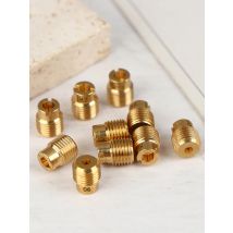 10Pcs Jets Moto Carburetor Slow Air Jet For GX140 GX160 GX200 GX390 212CC Mini Bike Go Kart FCR Main Jets Carb Jet Fuel Nozzle