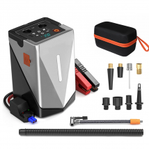 Auto-Starthilfe, 6000 A, Spitze, 26800 mAh, Auto-Supercharger, Batterieladegerät, Jumper-Box mit Schnellladegerät, Smart Jumper mit LED-Bildschirm