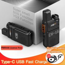 Ksut pmr446 Walkie Talkie 2 Stück tragbarer tragbarer Funkgerät-Funkgerät Zwei-Wege-Funksender-Comunicador-Transceiver