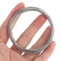 10m/roll 0,3-1mm Edelstahl Draht Schmuck Erkenntnisse Perlen Draht Halskette Armband Draht DIY Handwerk schmuck Machen Zubehör