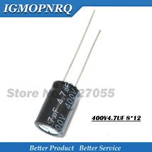 20 pz 400V4.7 UF 8*12mm 4.7 UF 400 V 8*12 condensatore elettrolitico in alluminio di alta qualità