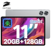 Tablet SVITOO 2026 Android 16 11 pollici 90Hz HD IPS Processore Octa-Core Unisoc T615 20GB RAM 128GB ROM espandibile fino a 1TB Batteria 8800mAh WiFi 5 Bluetooth 5.0 GPS Widevine L1 Con custodia
