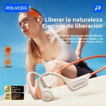POLVCDG X15 conducción ósea 32G gancho para la oreja auriculares Bluetooth IPX5 auriculares Bluetooth deportes correr ciclismo