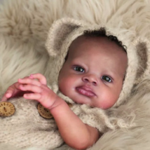 20 cali Reborn zestawy lalek dla dzieci Lanny nowa twarz realistyczne DIY niedokończone niepomalowane winylowe części lalek Reborn Baby Doll formy