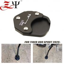 Motorcycles Accessories Foot Side Stand Enlarger Plate Pad Kickstand Extension For tiger800 Sport Tiger Sport 800 2025 2026