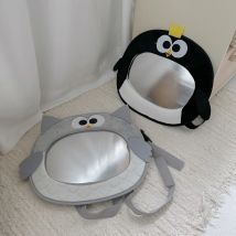 2025 Specchietto retrovisore per bambini coreani, specchio di osservazione per seggiolino di sicurezza per auto, riflettore montato su auto in acrilico per cartoni animati per bambini