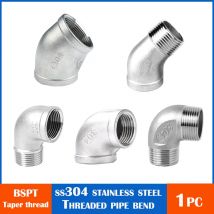 3/8"1/2"1/4"Elbow 90 Degree Angled F/F Stainless Steel SS304 Female* Female Threaded Pipe Fittings Reducer Plumbing connection