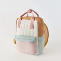 Neuer leichter Rucksack zum Einkaufen, niedliche Sonnenblume, hängende Dekoration, Kollokationsfarbe, kleine Schultasche