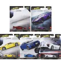 Genuino Hot Wheels Premium Car Culture Icone Timeless Ragazzi Giocattoli 1:64 Diecast Ferrari Porsche Nissan Koenigsegg Lexus Modello Regalo