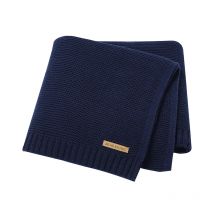 Baby Decken Neugeborenen Dual-Use-Einfarbig Gestrickte Kinderwagen Korb Swaddle Wrap Quilts Abdeckung 100*80 cm Kleinkind werfen Spielen Matten