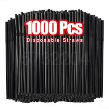 50-1000Pcs Trinkhalm Mehrfarbige Rietjes Küche Getränke Strohhalme Cocktail Rietjes Hochzeit Party Strohhalme Zubehör