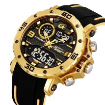 Fashion STRYVE 8032 Men's Watch High Quality Digital-Analog Movement Sports Watch for Men Hot Sell 5ATM Waterproof Wristwatch