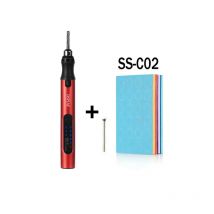 DSPIAE ES-P Sander Pen Sponge Sanding Disc Round Pre-Cut Abrasive Sandpaper Used With Portable Electric Sharpening Pen 4.2V 10W