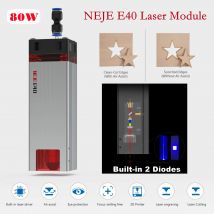 NEJE 80W 450nm modulo Laser a doppio raggio integrato Air Assist, per incisore Laser CNC taglio del legno incisione su metallo strumento intelligente