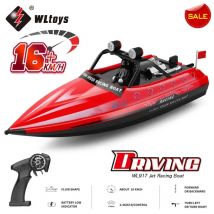 WLtoys WL917 917 RC Racing Boat 16KM / H 2.4GHz Juguetes de control remoto Barco de alta velocidad Jet Lancha rápidaBarcos de juguete Adultos Niños Regalo