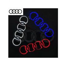 18x5.8cm 5D rear four-ring trunk LED lamp trunk lamp is suitable for Audi a3 a4 a5 aa 7a 8 S3 S4 S5 S6 S7 Q3 Q7TT accessories.