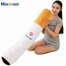 30-110cm śmieszne palenie cylindryczne poduszka do spania papieros Smulation pluszowe zabawki moda