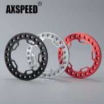 AXSPEED 4Pcs 52mm OD Aluminum Alloy Replacement Beadlock Ring for Axial SCX10 TRX-4 1/10 RC Crawler Car 1.9inch Wheel Rims Parts